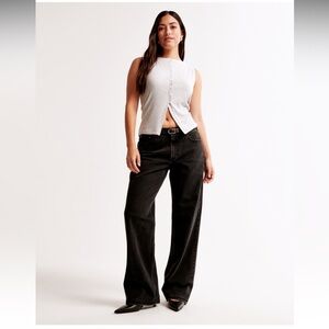 ABERCROMBIE low rise curve love